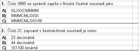 Zarovnan oddlen otzky
